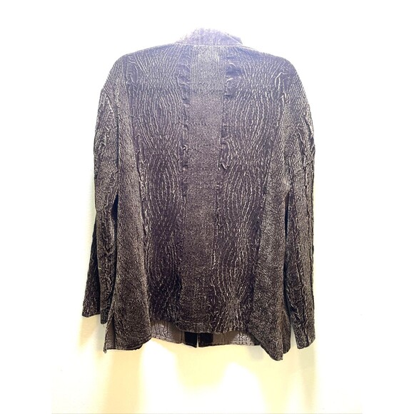 Tally Ho Green Velvet Jacket 2XL Textured Fairy Grunge Witchy Whimsigoth Boho - Picture 9 of 9